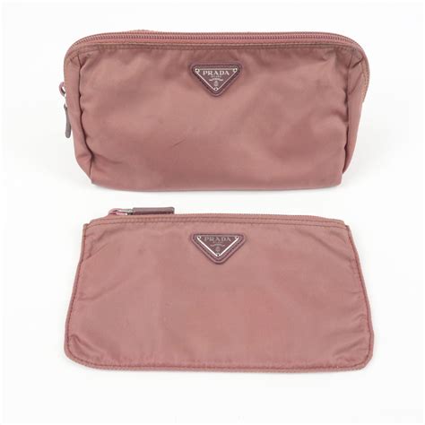 make up bag prada|Prada cosmetic bag sale.